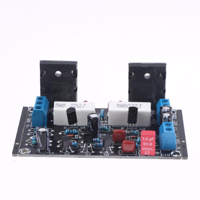 2Sc5200+2Sa1943 Röhre 100W DC 35V Einkanal Hifi Audio Verstärkerplatine Einkanal 100W Hohe Leistung Mono