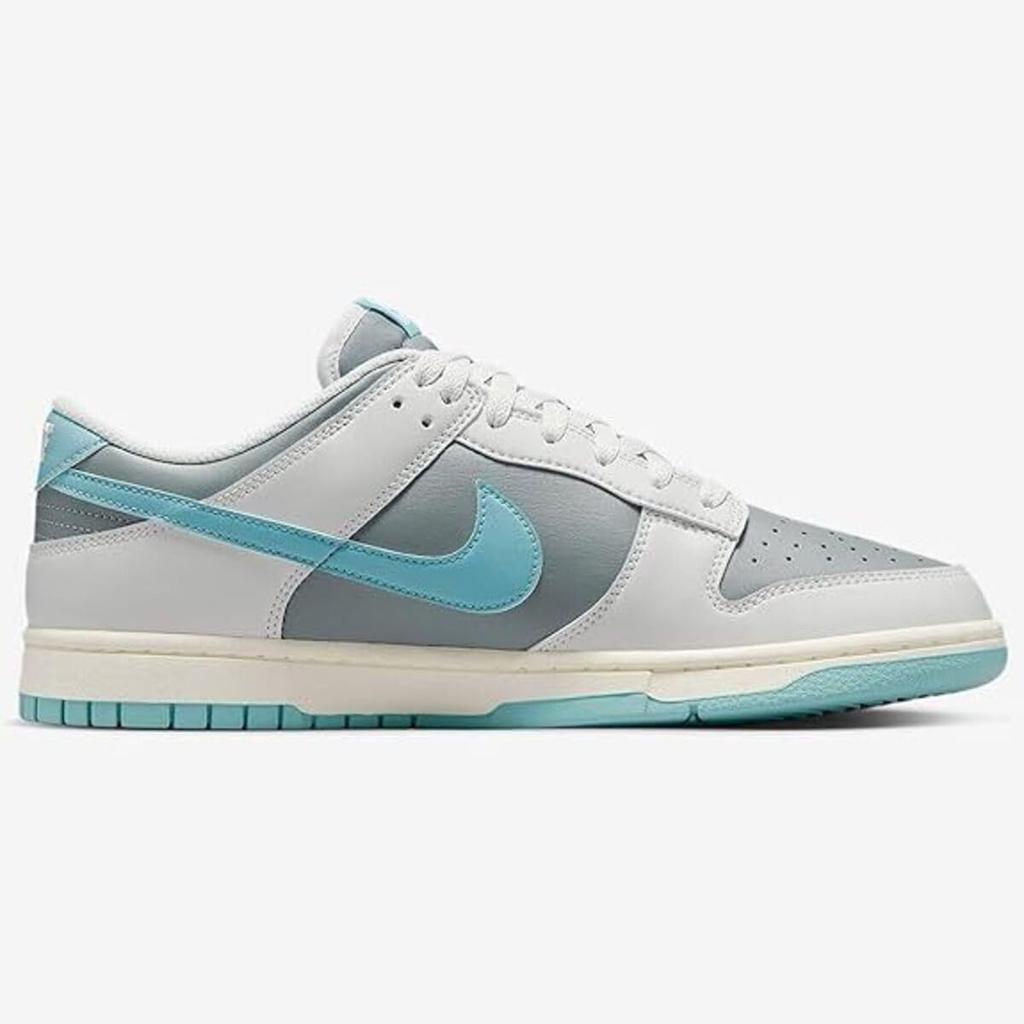 Nike Dunk Low Retro in size HF5441-001 Photodust/Smoke Gray/Sail/Denim Turquoise, 24.5cm