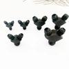 Tee Oil Pipe Joint , Block Y  Adapter Fittings Adaptor  Male Thread AN4 AN6 AN8 AN10 Aluminium Fuel Oil Hose Fitting Pipe Joint