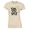 Funny Goth Bad Witch Ladies Skinny Fit Tshirt