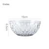 Heat-Resistant Glass Salad Bowl