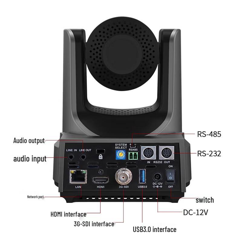 1080P AI Tracking PTZ Conference Camera with 12X Optical Zoom (CN Version)