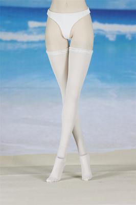 [TOYBARJAPAN] 16 Scale Figure AccessoryGirls' Sexy White Long Stockings (Underwear and Figure Not Included)