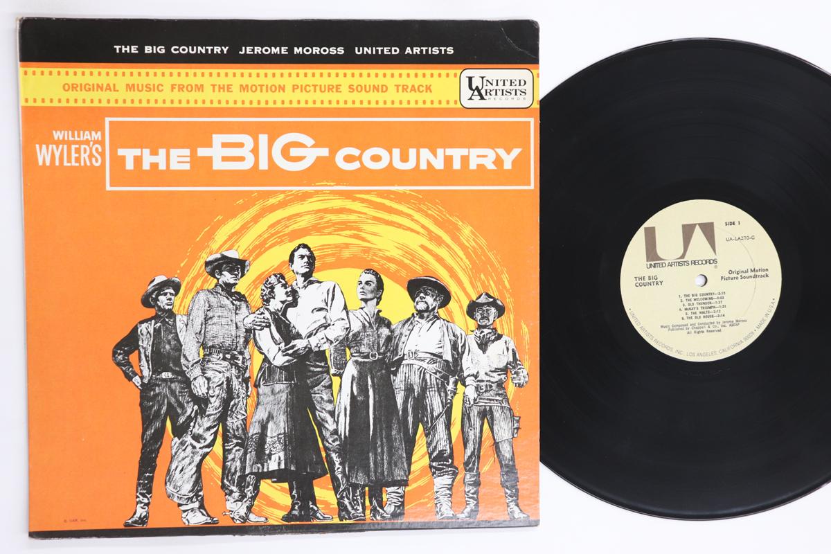 

LP Record OST JEROME MOROSS Big Country UALA270G UNITED ARTISTS 1974 US Soundtracks Musicals Used