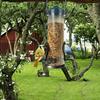 Dangling Bird Feeder Squirrel Proof Bird Food Container PP Bird Food Dispenser Container Tubular Bird Feeders for Pet Supplies