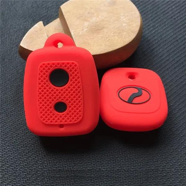 

ZAD silicone car key case cover shell protector holder set for Perodua Myvi Viva Alza 2 buttons Malaysia car key fob 2 pcs
