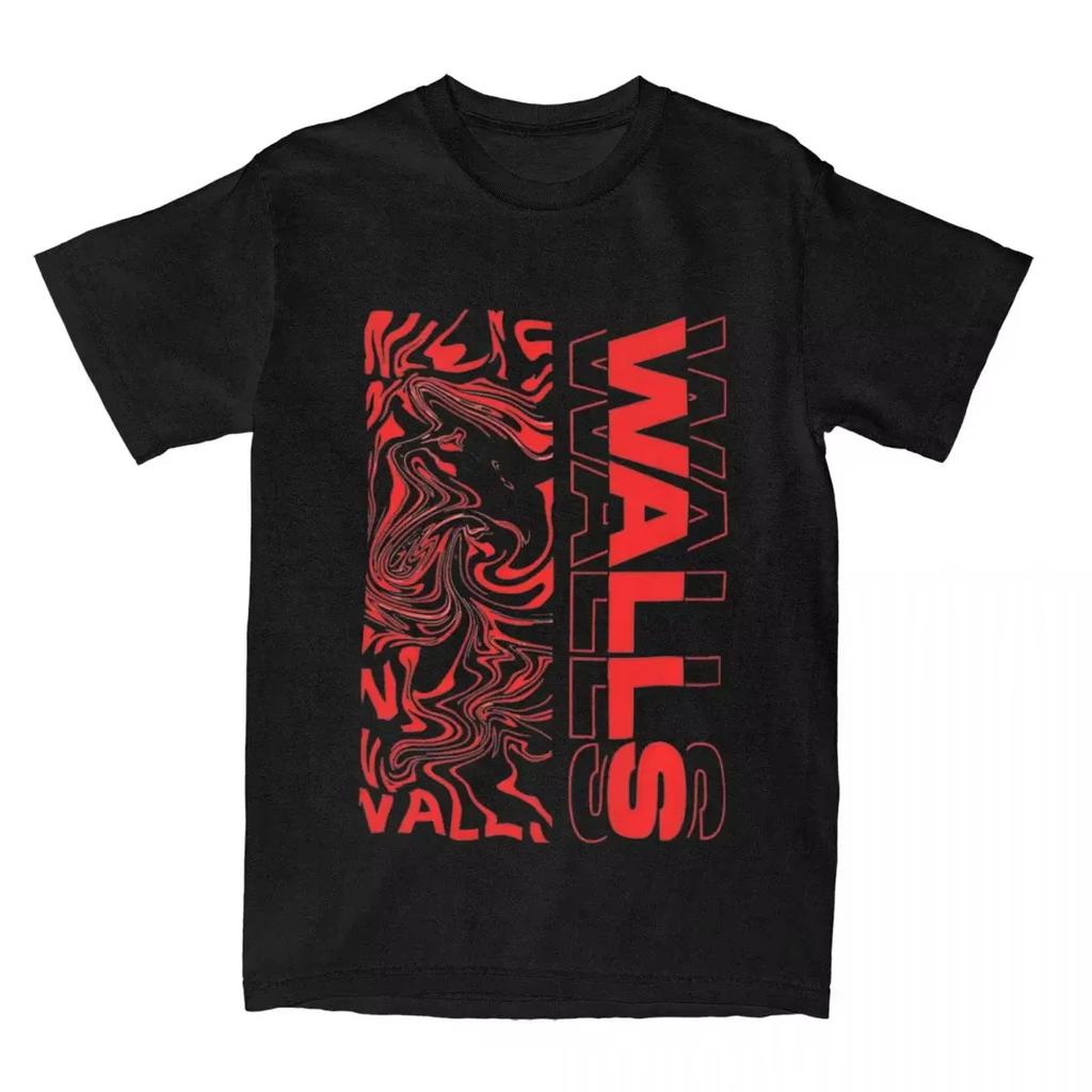 Louis Tomlinsons Faith Future Accessoarer Herr Dam Vintage Bomulls T-shirt Merch Tee Sommar Streetwear Överdimensionerad Lös Avslappnad Topp