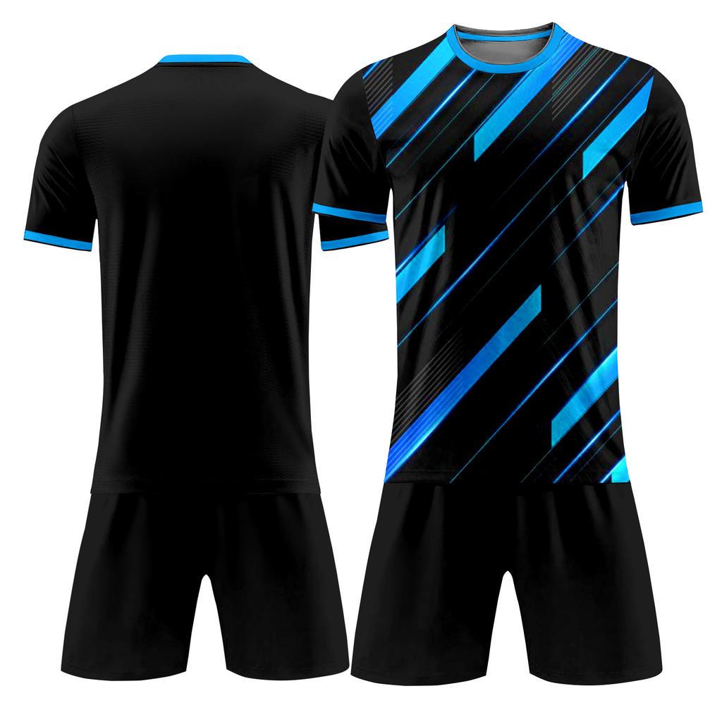 Ensemble personnalisé de deux pièces de football pour adultes et enfants