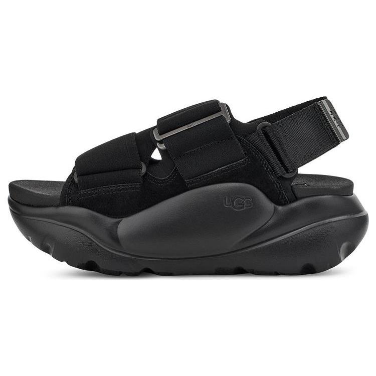 (WMNS) UGG LA Street Sandal Suede Black Women s 1137413-BLK EU 37