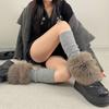 Foot Cover Winter Leg Warmers Y2K Plush Leg Coverings Soft Long Stockings  Accessories