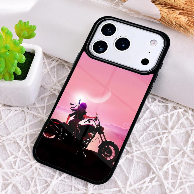 Motorcycle Shockproof Phone Case for iPhone 17 Air 16e 15 11 12 14 13 Pro Max Cover Coque