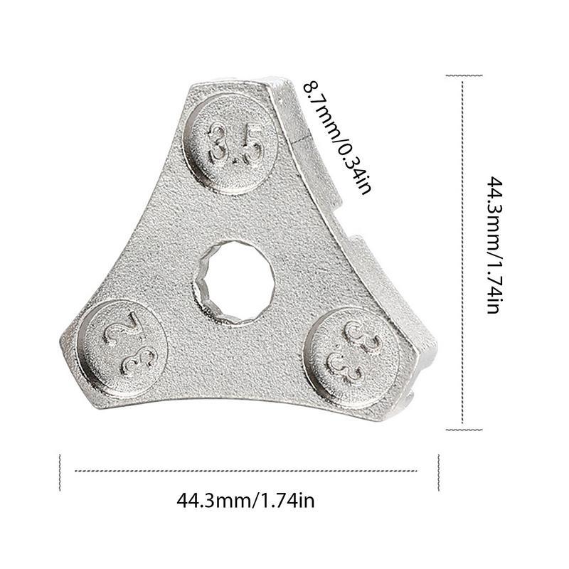 Cycling Spoke Tool Six-Hole Small Adjustment Tool Bike Spoke Rim Adjusting Wrench For Road Mountain Motorcycle Travel Riding