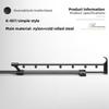 Stainless Steel Closet Sliding Pants Organizer With Aluminum Alloy Frame For Bedroom Use