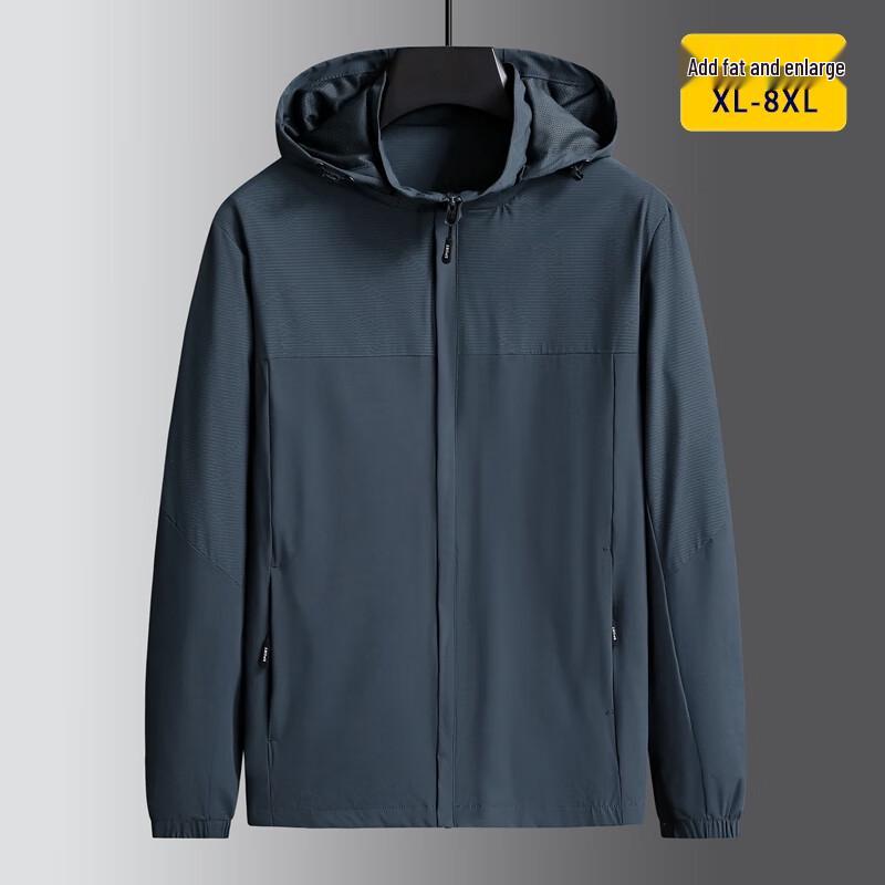 

DIBINZE Men s Plus Size Detachable Hood Casual Jacket 8XL