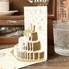3D DIY Cartoon Music Light Birthday Cake Card
