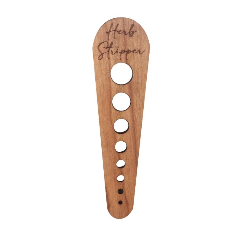 Holz-Gemüseblattentferner Effizientes Werkzeug zum Entfernen von Blattgemüse Ergonomischer Griff Gadget Küchenzubehör