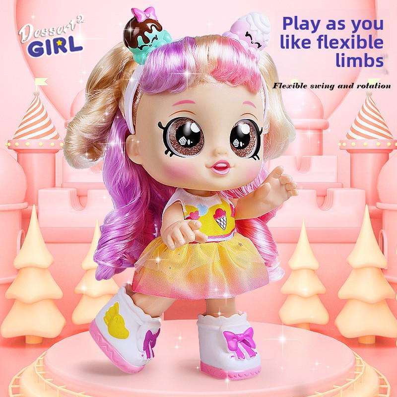 Kendi KID Puppe der zweiten Generation Eisprinzessin Spielhaus Geschenkset für Mädchen