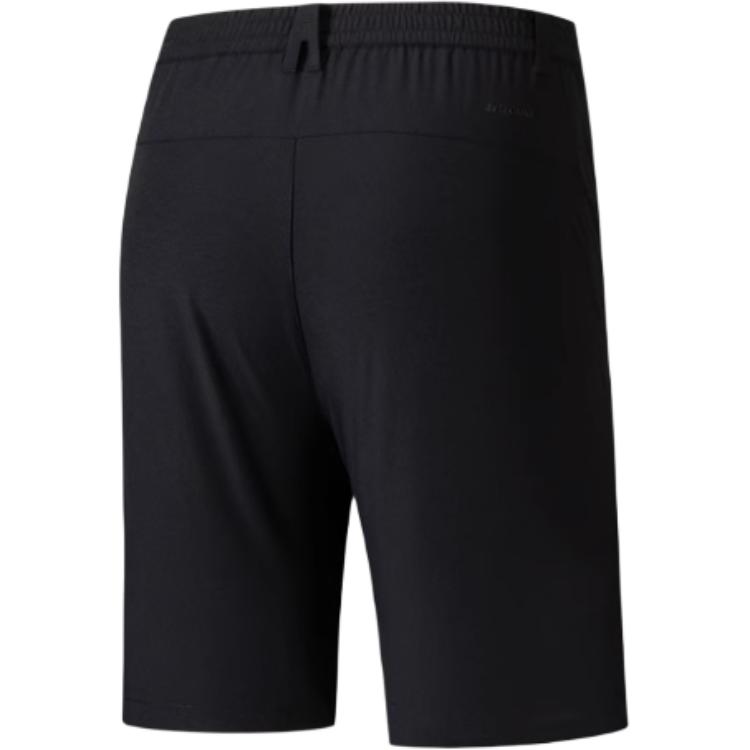 Anta Outdoor Series Sports Minimalist Solid Color Straight Leg Breathable Casual Shorts Men shorts Basic-Black 152520513-4