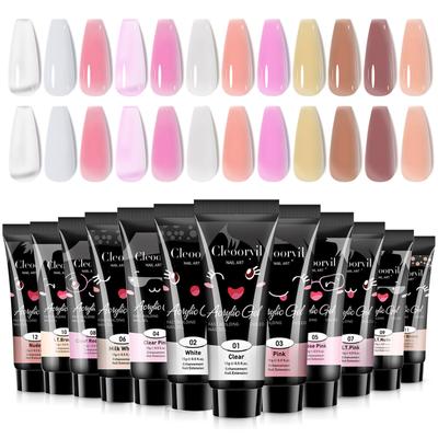 Nageldesign Verlängerungskleber UV Fest Papierloser Tablett Schnelle Verlängerung Kristall Modell Kleber Nagel Phototherapie Kristallkleber 15ml