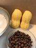 Creative Slow Rebound Simulated Peanut Squishy Toy Stress Relief Soft Decompression Toy Squeeze Fidget Toy Party Favors Gift