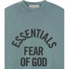 Fear of God Essentials Campus 90s Long-Sleeve Tee Faded Coastal Unisex Tops Blue 125SP262013F