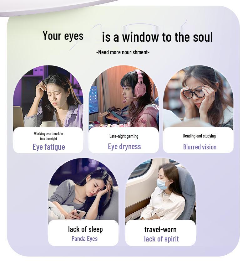 Warm Compress Tea-Scented Steam Eye Mask for Eye Protection