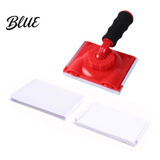Paint Trimming Tool Edge Trimmer, Walls Ceilings Corner Pad Painter with Adjustable Wall Applicator Handle, Pads Applicator, Painting Replace