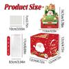 Christmas Money Dispenser Cash Gift Pull Money Box Fun Christmas Boxes With 50 Pieces Transparent Bags Home Decorations