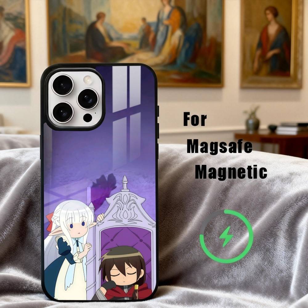 

T-Tsukimichi M-Moonlit F-Fantasy Phone Case For iPhone 17,16,15,14,13,12,Plus,Pro,Max for Magsafe Magnetic Wireless Charging iPhone15