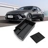 LHD for Hyundai Sonata 2024 N-line Armrest Storage Box Anti Dirt Pad Wireless Accessories Tidying Fit Left Hand Drive