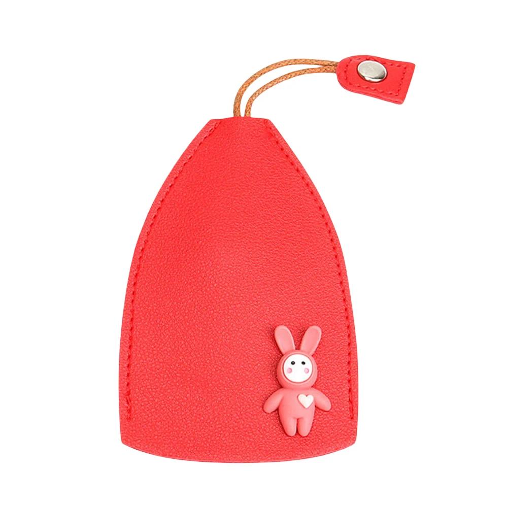 Pull Out Key Case PU Leather Key Wallets Key Protector Car Key Holder Cute Key Organizer Keychain Case Leather Bag for Keys