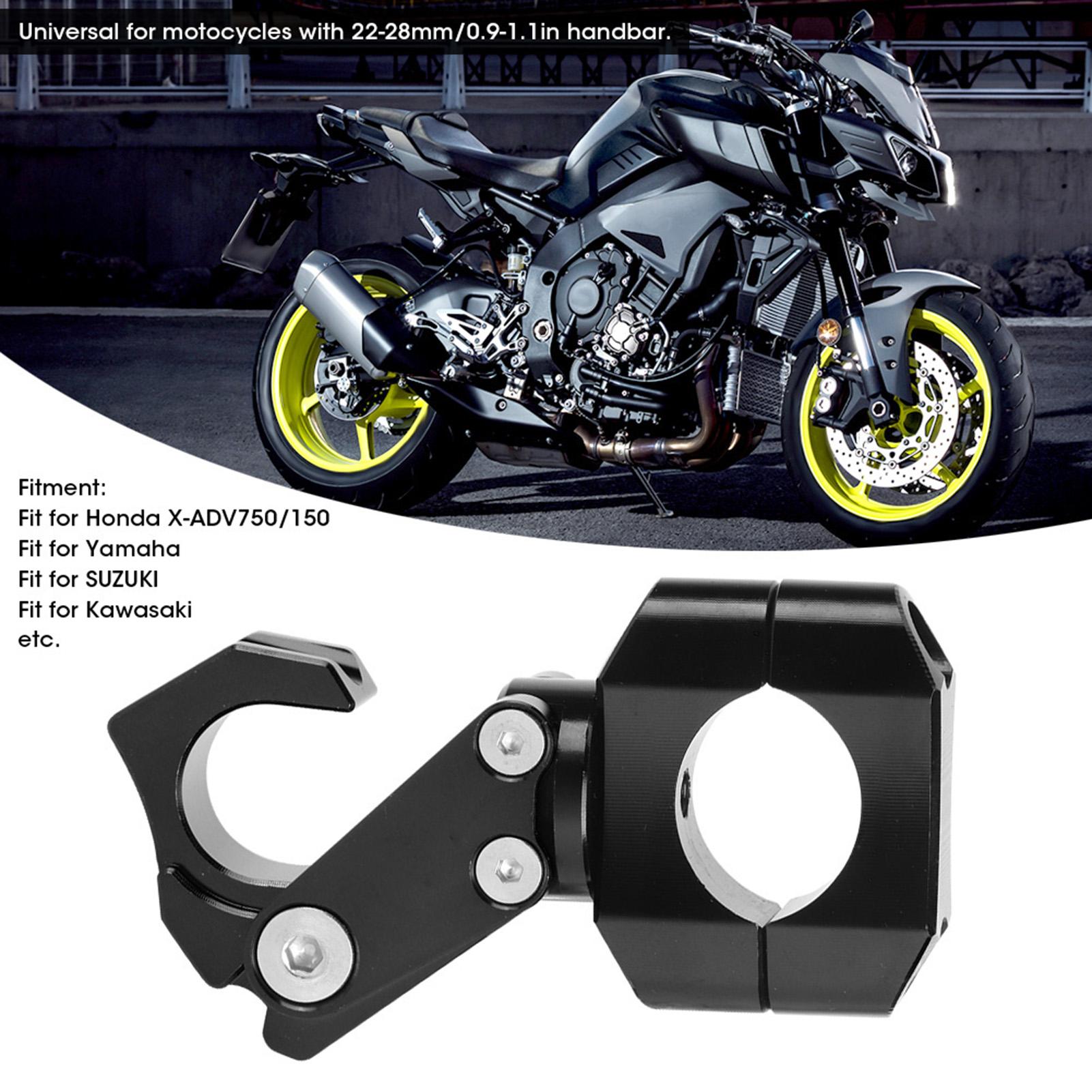 

0.91.1in Handlebar Claw Hook Riding Bag Helmet Storage Hanger Fit for XADV750Celsius150(Red )