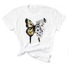 Tee Top Tshirt Fashion Clothes Unisex Butterfly 90s Trend Cute Print Lady FeUnisex Clothing Short Sleeve Printing T Casual Cartoon Graphic T-shirt