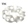 Aquarium Landscape Accessories 3D Printed Hideout Cave, Wavy Hollow Ring Fish Shrimp Shelter, Shelter Breeding Hiding Hole Decor, Tank Ornament