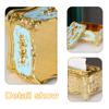 European-Style Tissue Box Living Room Desktop Tissue Box Retro Luxury Tissue Case Rose Patterned Napkin Holder Home Decoration