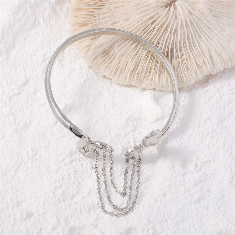 Personalized Arm Ring, Fashionable And Simple Metal Fringed Multi-Layer Chain Arm Ring Jewelry