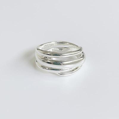SOSOO Bold Line Shapes Ring