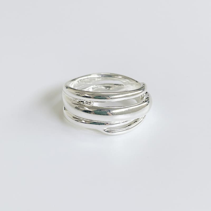 SOSOO Bold Line Shapes Ring