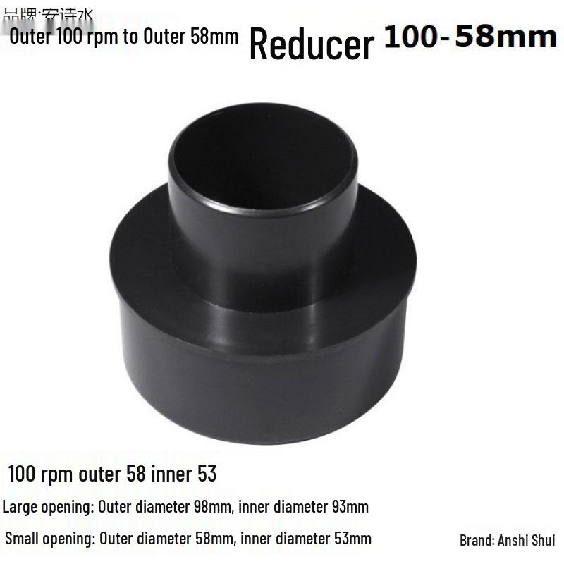 Industrial Vacuum Cleaner Accessories: Dust Collector Adapter, Belt Sander Dust Collector, Three-way Pipe Damper, Valve Crusher