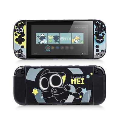 GeekShare Switch 2 Compatível com Switch Switch e Protetor Dividido Completo Fácil para Design Bonito por Luo Xiaohei Capa, 2, 2025, Joy-Cons, Capa Feita de PC,