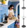 Rotating Utensil Holder with 8 Hooks 360-degree Rotation Cookware Holder Spoon Organizer Stirring Rod Organizer Rack for Kitchen