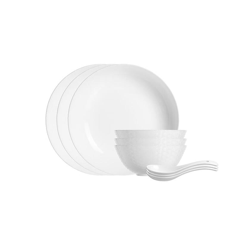 Luminarc Embossed Cloud 9-Piece Dinnerware Set