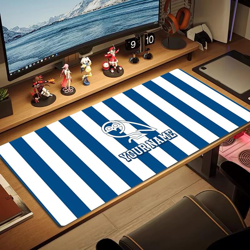 Custom Name sheffield wednesday Mouse Pad Large Gaming Table Cushion Non-slip Laptop Tablet Big Mousepad XXL Mat Mini PC Playmat With Lock edge_XIA