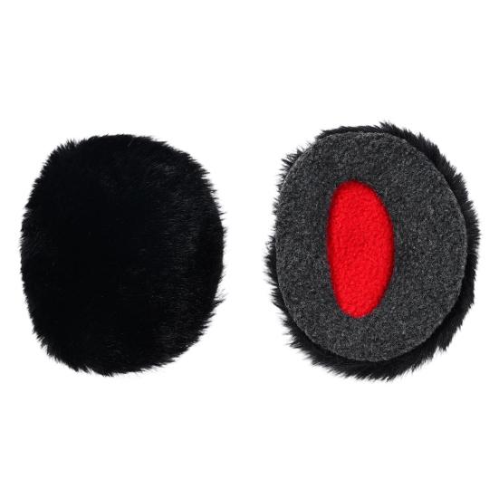 

Наушники унисекс, стильные беспроводные легкие легкие коралловые флисовые плюшевые наушники, теплые аксессуары для верховой езды Middle чёрный