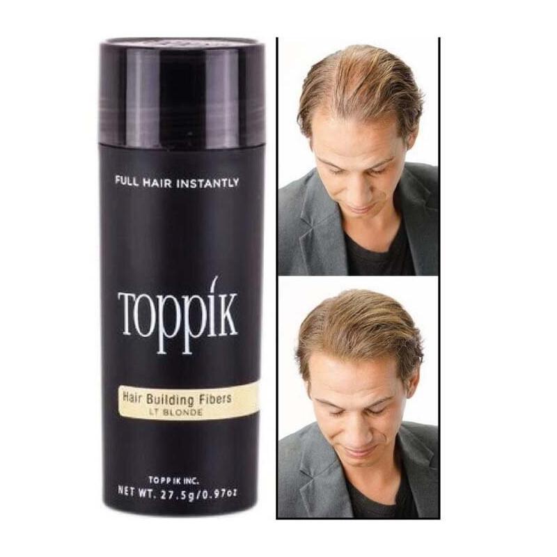Fibre per Capelli Toppik Volumizzanti Polvere per Capelli Corti Aspetto Naturale