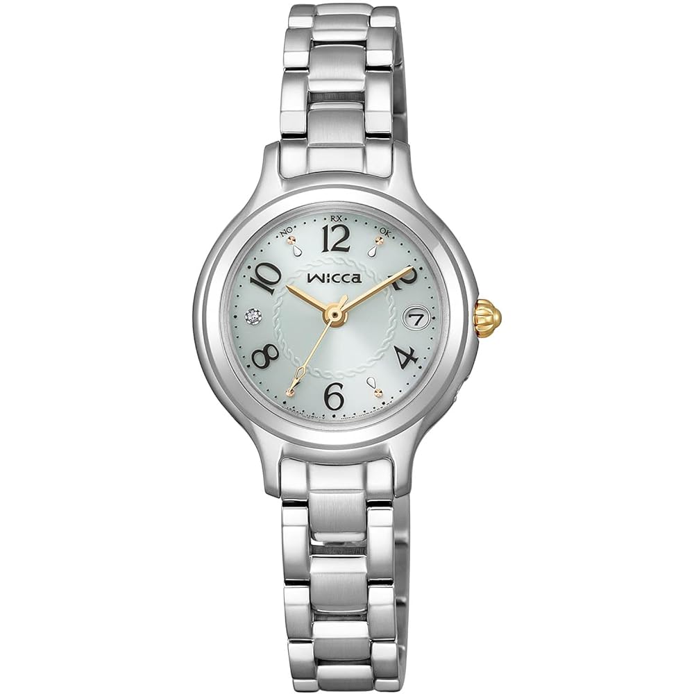 Citizen Wicca Solar Tech Radio-Controlled Watch KS1-911-71 Silver Women s Timepiece