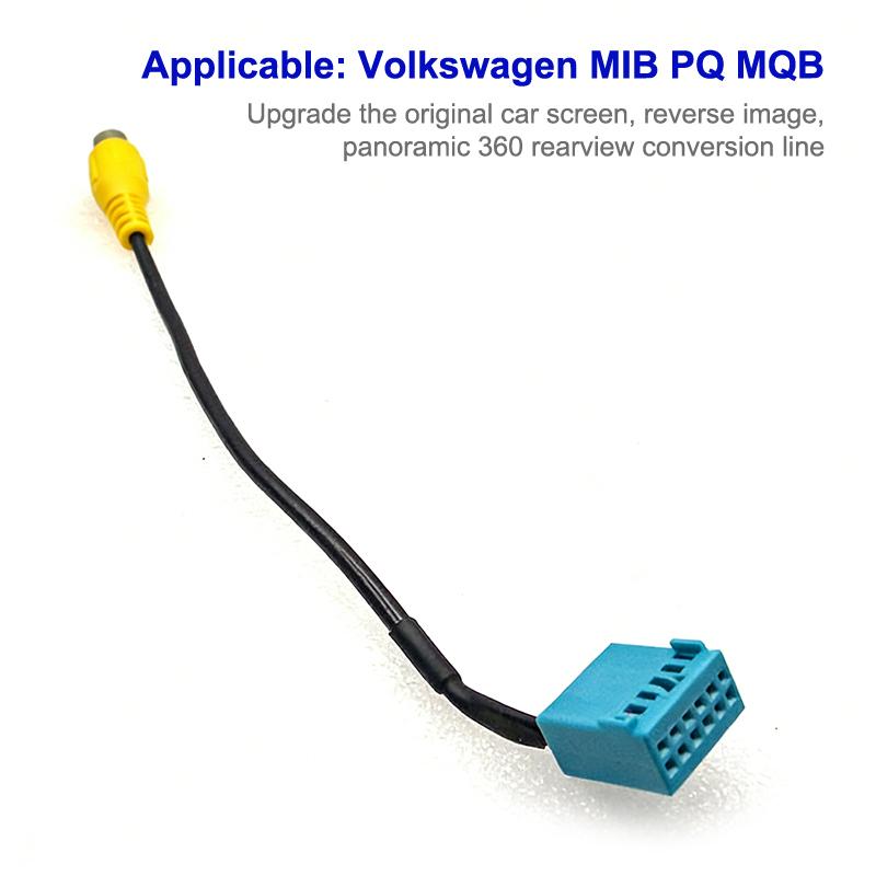 1/2Pcs New Practical Cable Adapter Rvc Replace Replacement Sockets Abs Backup Direct Electronics Installation Rear View A3