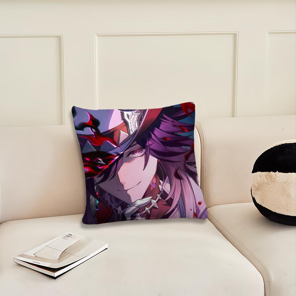 Game Honkai Star Rail Ashveil Cushion Cover Pillow Cover Decoration Room Home Sofa Living Office Car Nordic Simplicity