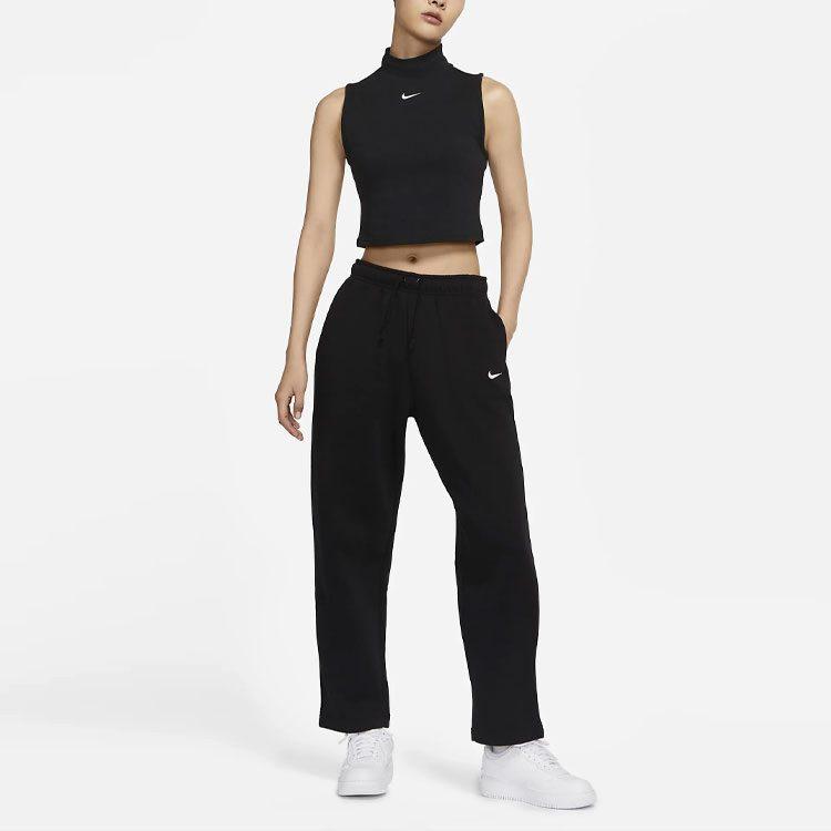 Nike CNY Collection Knitted Sweatpants Women's Black Thin Sweatpants DO7574-010