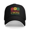 Black History Equality Greater Than Division Casual Baseball Cap Outdoor Sports Hip Hop Hats Summer Sun Men Trendy Baseball Caps